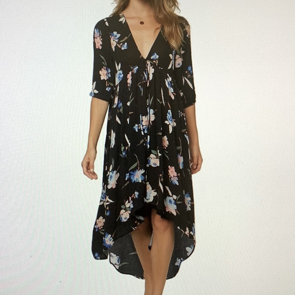 O’Neill Boyce Floral High Low Dress